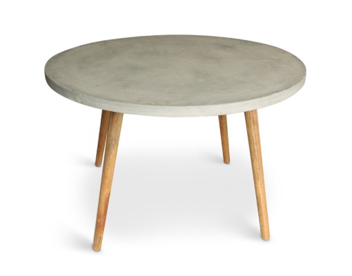 table-ronde-style scandinave-effet-beton