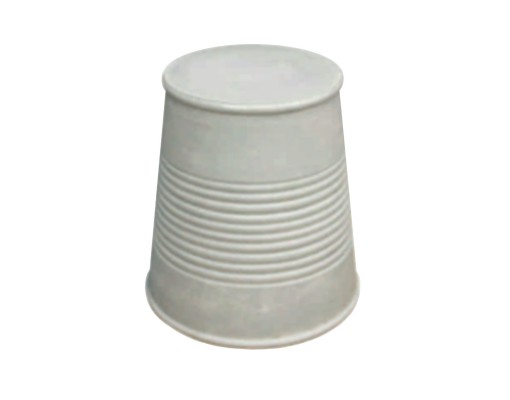 Tabouret en résine béton enduit