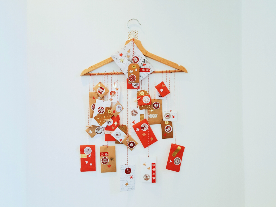 DIY | Calendrier de l’Avent et déco de Noël en mode récup’