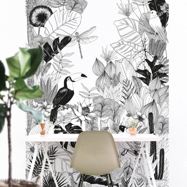 fresque-murale-jungle-bureau-JUNE