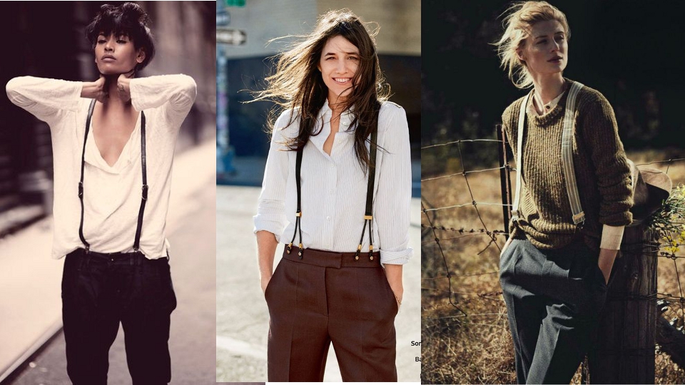 Tendance mode : les bretelles ne sont pas que pour les garçons !