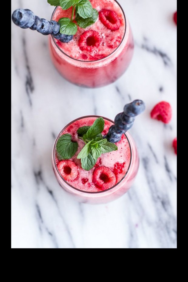 mocktail-framboise-rhubarbe