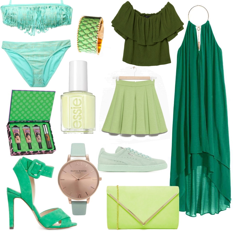 Mode printemps : on va en « vert » de toutes les couleurs ! #wishlist