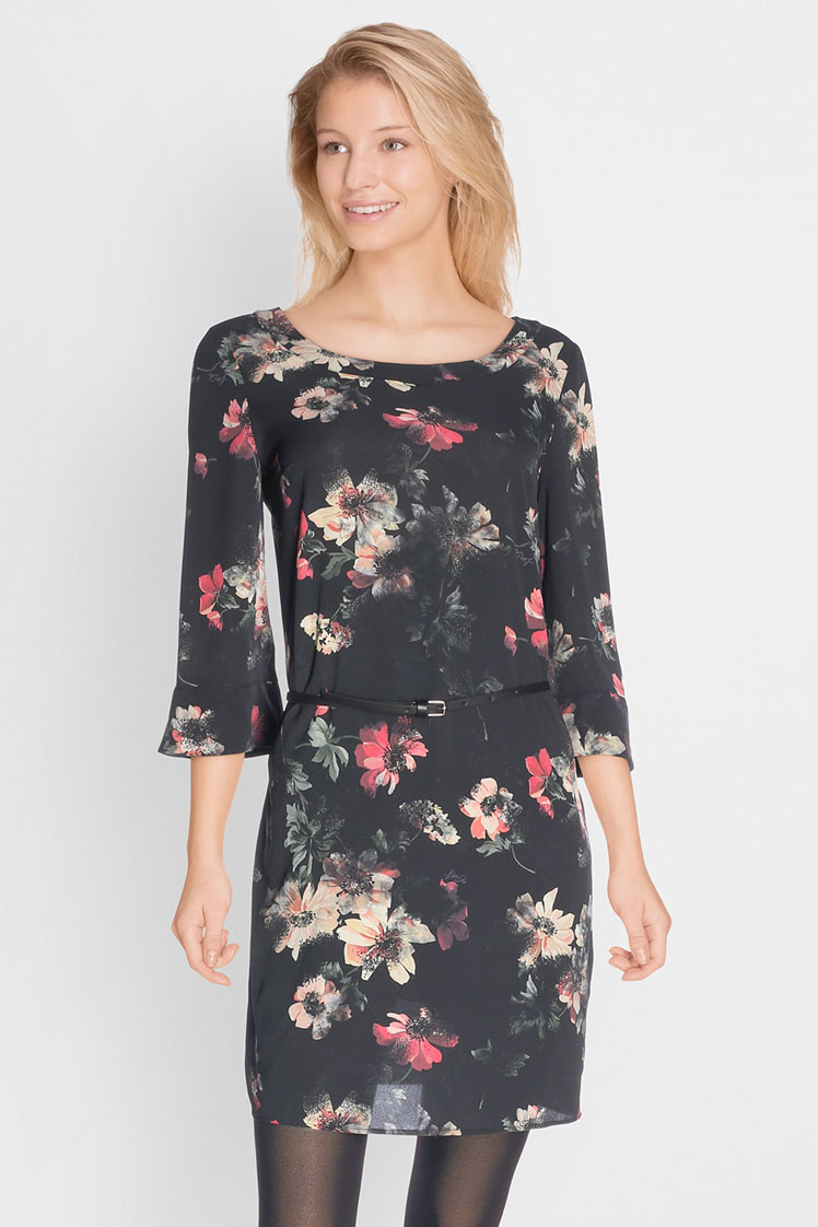 robe fleur automne