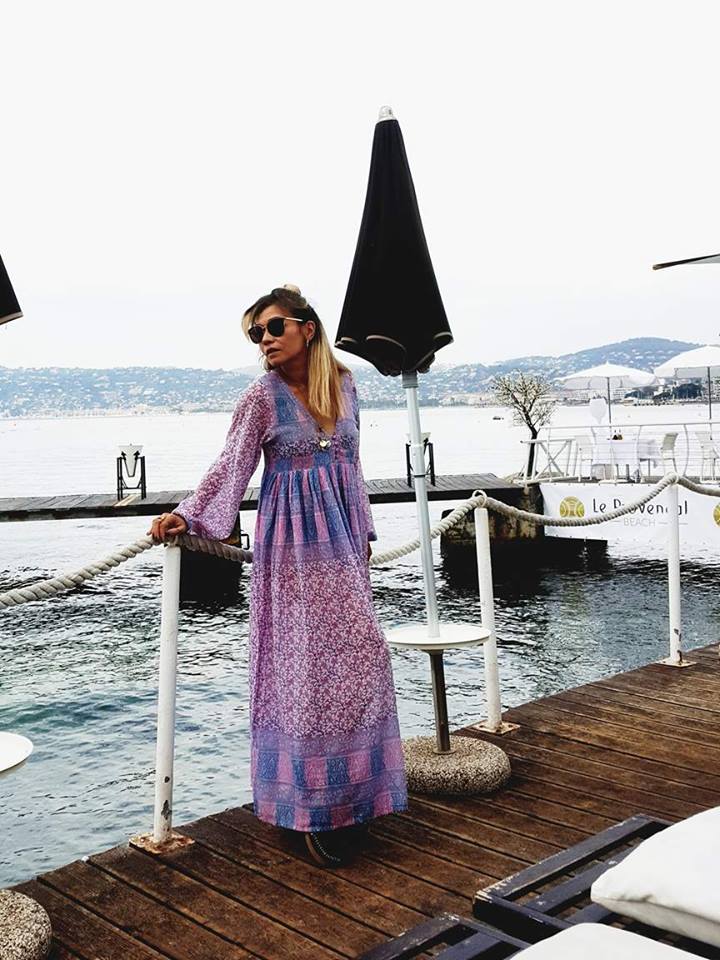 robe-longue-violette-automne