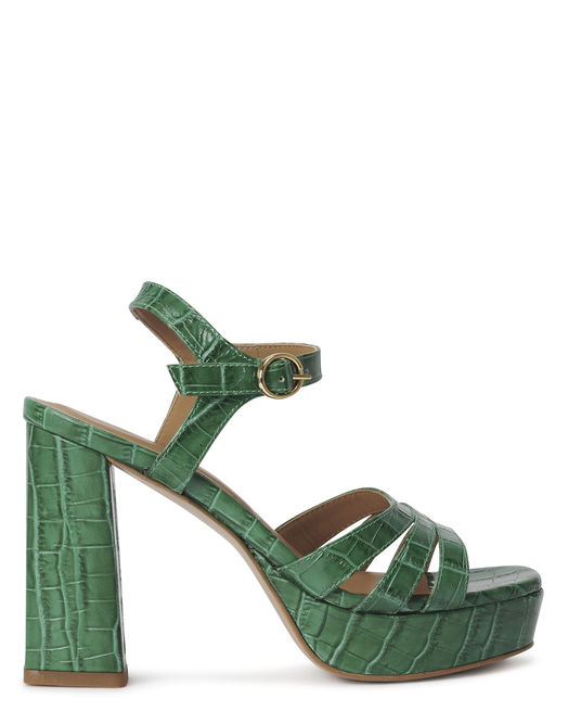 sandale-a-talon-vert