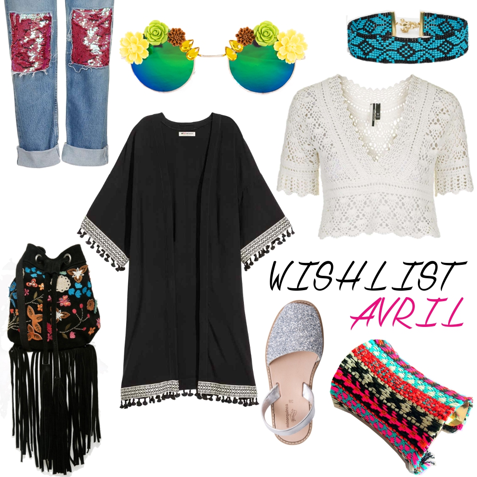 Ma Wishlist d’Avril : comme un air de festival !